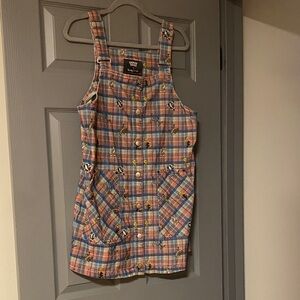 Looney Tunes x Teddy Fresh Plaid Button-Up Dress size XL quirky